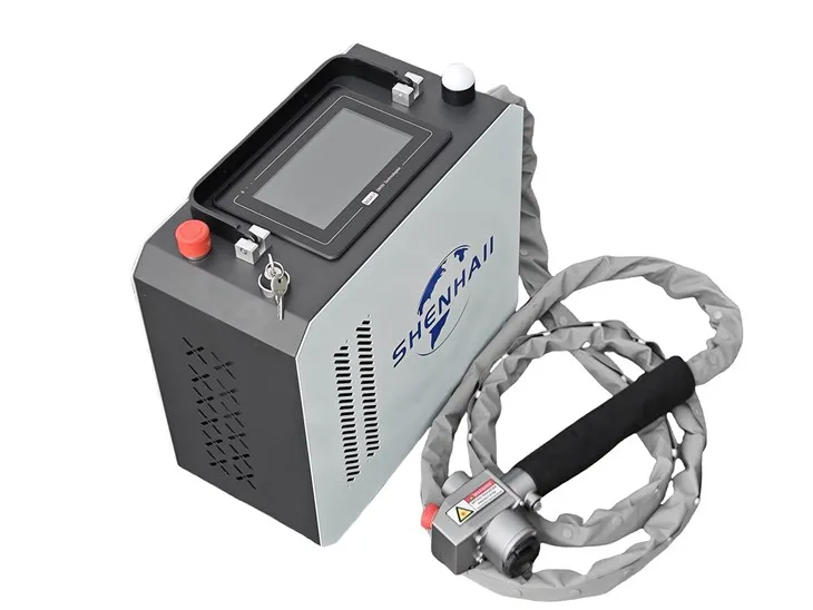 50 W laserpuhdistuskone: Emesis of Emaled Wire